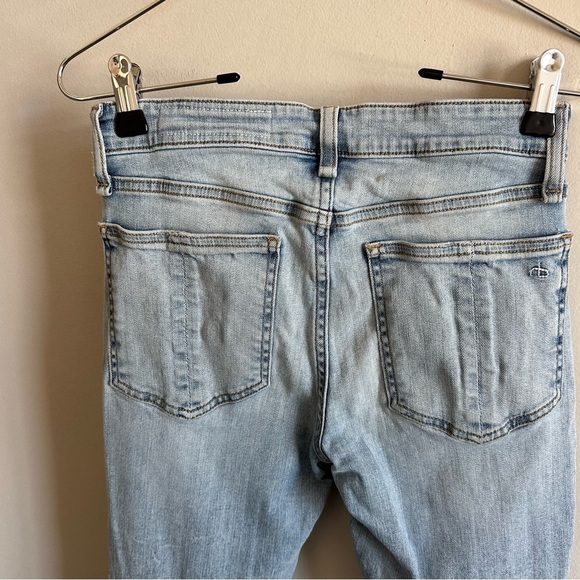 Rag & Bone Womens Cate Mid Rise Ankle Skinny Jeans In Thunderbird Blue - Picture 10 of 16